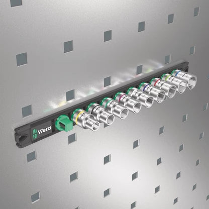 Wera Magnetic Socket Rail C 4 Zyklop Socket Set 1/2