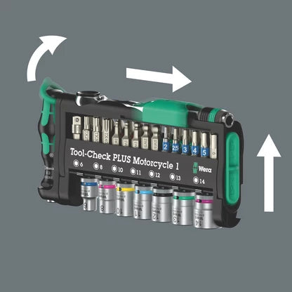 Wera Tool-Check PLUS Motorcycle 1, 40 Piece 049035