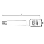 Toptul VDE Torx Bit Socket 3/8in Dr. x TX25