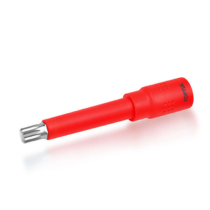 Toptul VDE Spline Bit Socket 1/2in Dr. x M10
