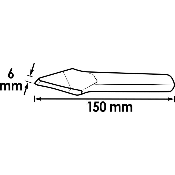 Vigor Cape Chisel V1222 6mm