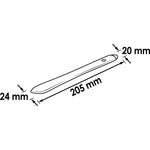Vigor Release Lever Wide and Blunt on Both Sides V1371-4