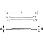 Vigor Double Open-End Spanner 10 x 11mm