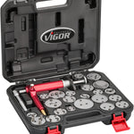 Vigor 23 Piece Brake Piston Readjusting Tool Set Pneumatic V1711N