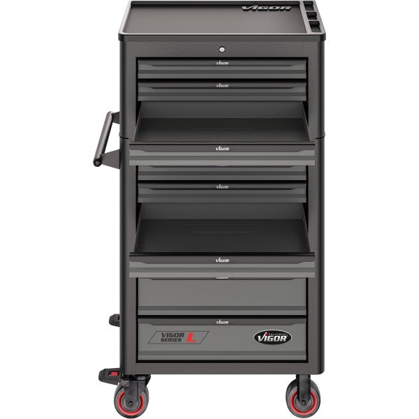 Vigor Tool Trolley Series L with Tool Chest - Empty V1970