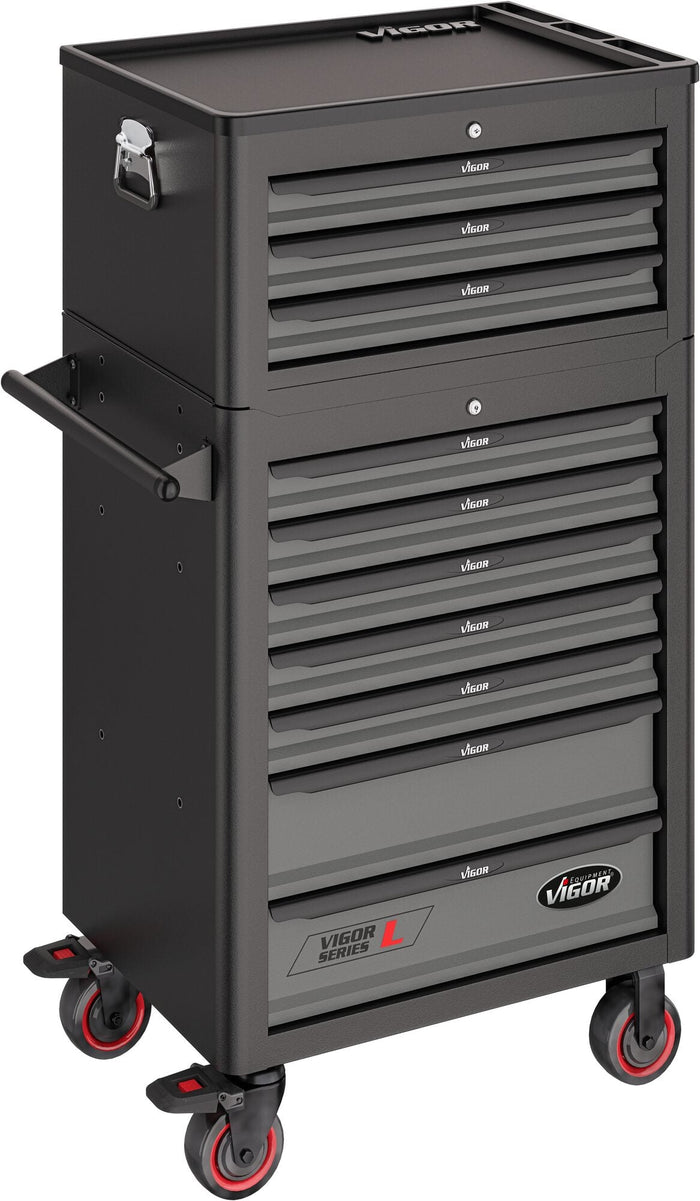 Vigor Tool Trolley Series L with Tool Chest - Empty V1970