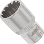 Vigor 1/4in Drive 11mm Socket with Multi-Purpose Profile V1984