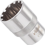 Vigor 1/2in Drive 21mm Socket with Multi-Purpose Profile V1999