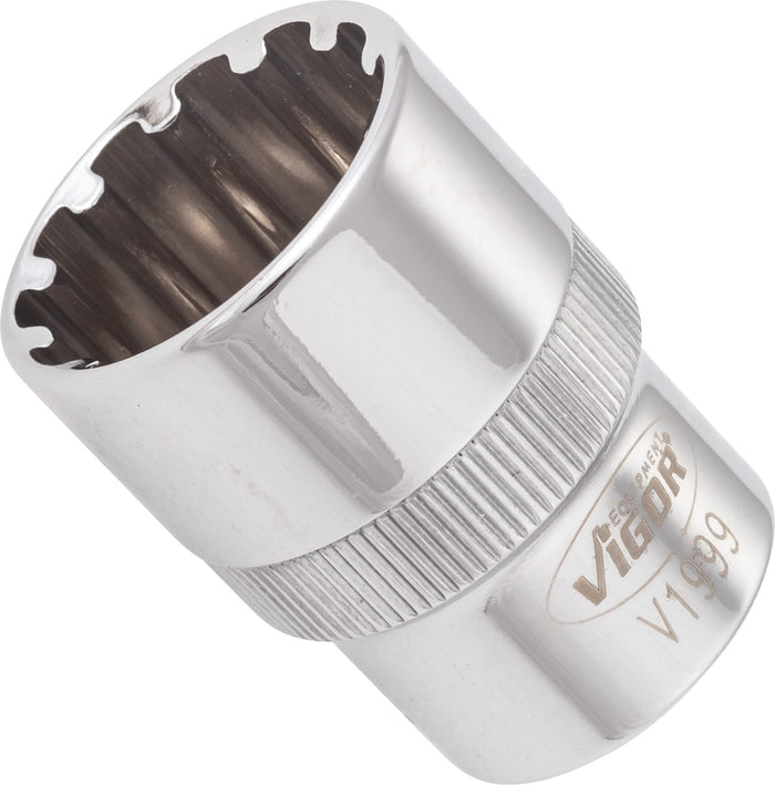 Vigor 1/2in Drive 21mm Socket with Multi-Purpose Profile V1999