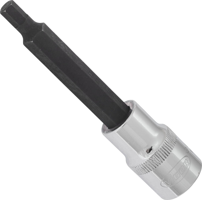 Vigor 1/2in Drive Hex Socket Bit V2073 6mm