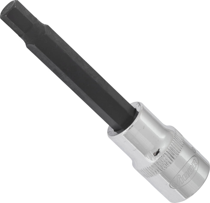 Vigor 1/2in Drive Hex Socket Bit V2075 8mm