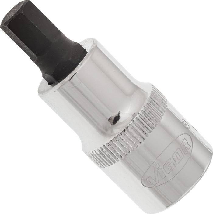 Vigor 1/2in Drive Hex Socket Bit V2104 8mm