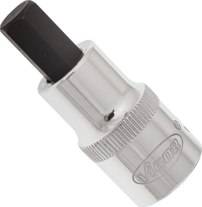 Vigor 1/2in Drive Hex Socket Bit V2105 10mm