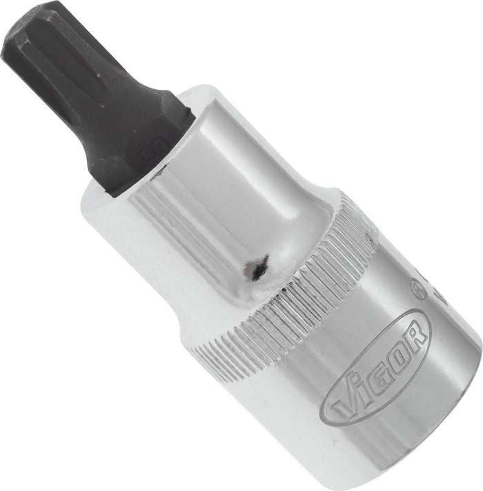 Vigor 1/2in Drive Ribe Socket Bit V2205 M8