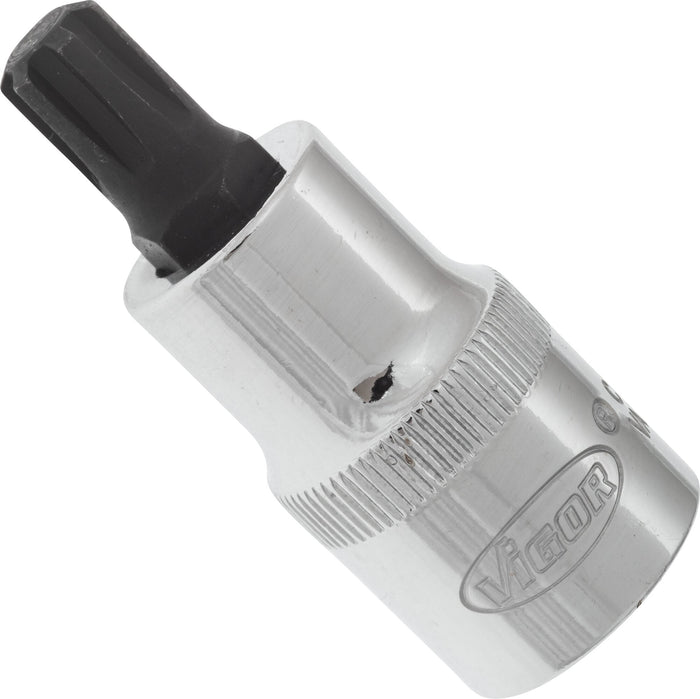 Vigor 1/2in Drive Ribe Socket Bit V2206 M9