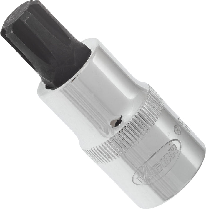 Vigor 1/2in Drive Ribe Socket Bit V2208 M12