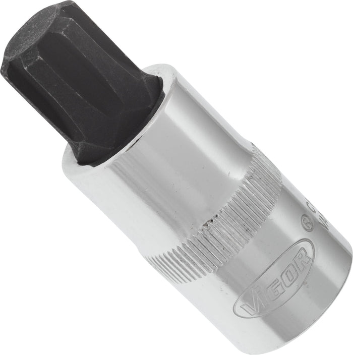 Vigor 1/2in Drive Ribe Socket Bit V2210 M14
