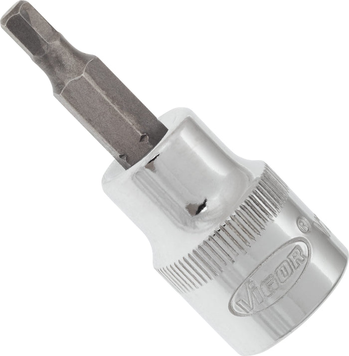 Vigor 3/8in Drive Hex Socket Bit V2284N 4mm