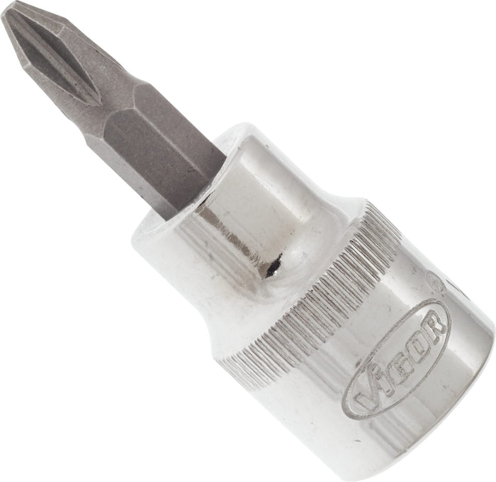 Vigor 3/8in Drive Phillips Socket Bit V2293N PH2