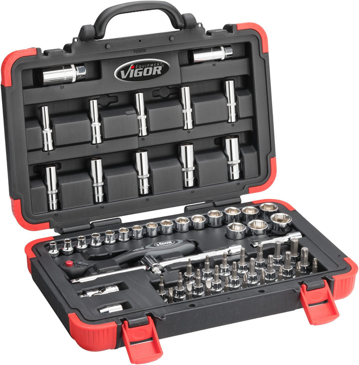 Vigor 61 Pce 3/8in Drive Socket Set V2305N