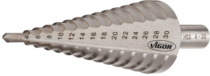 Vigor HSS Step Drill 4-30mm V2396