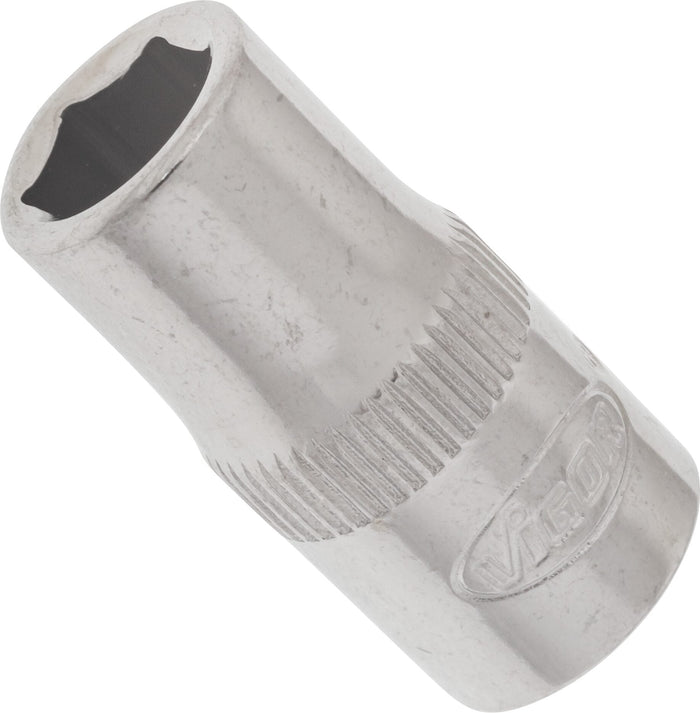 Vigor 1/4in Drive 6 Point Socket V2419N 7mm
