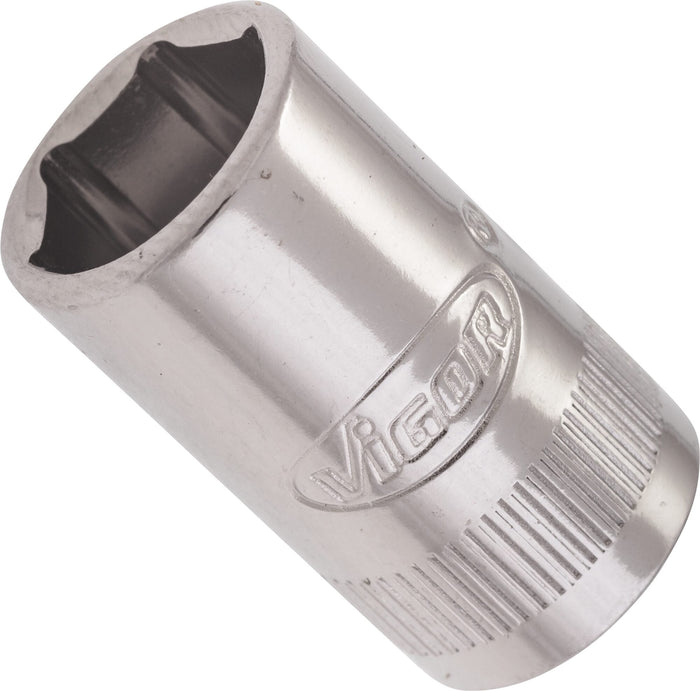 Vigor 1/4in Drive 6 Point Socket V2422N 10mm