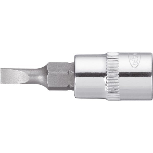 Vigor 1/4in Drive Slotted Socket Bit V2429N 1.2 x 7mm