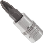 Vigor 1/4in Drive Pozi Socket Bit V2440N PZ2