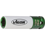 Vigor 1/2in Drive 15mm Impact Socket V2471