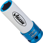 Vigor 1/2in Drive 17mm Impact Socket V2472