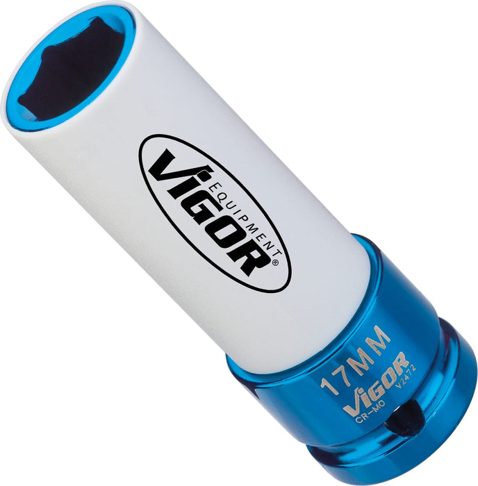 Vigor 1/2in Drive 17mm Impact Socket V2472