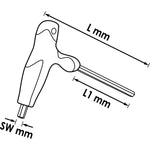 Vigor T-Handle Torx Screwdriver V2485 T25
