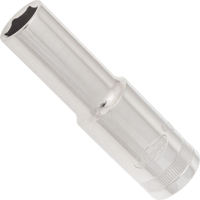 Vigor 1/2in Drive 6 Point Deep Socket V2581N 12mm