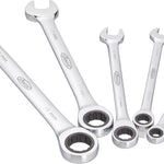 Vigor 5 Pce 12-Point Ratcheting Combination Wrench Set Long V2820