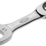 Vigor 17mm Ratcheting Combination Wrench Short 12 Point Profile V2831