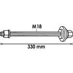 Vigor 4 Pce Spindle Set Mechanical V2853 330mm