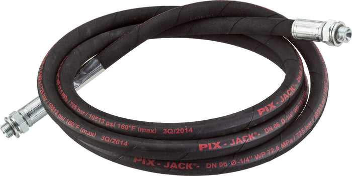 Vigor 1/4in Hydraulic Hose 2.2m