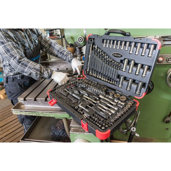 Vigor 212 Piece Socket Set V3277N