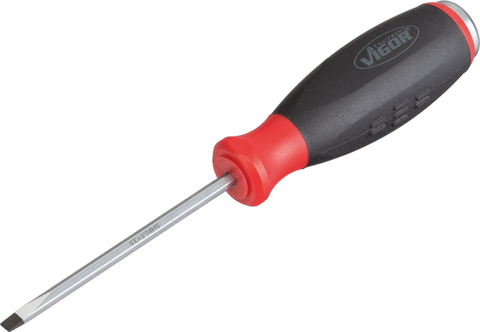 Vigor Slotted Screwdriver With Impact Cap V3597 0.6 x 3.5mm