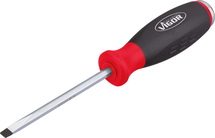 Vigor Slotted Screwdriver With Impact Cap V3599 1 x 5.5mm