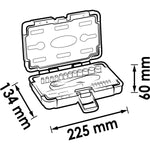 Vigor 23 Pce 1/4in Drive Socket Set V3734N