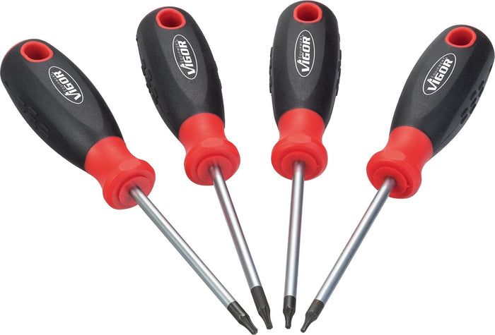 Vigor 4 Piece Torx Screwdriver Set V4418