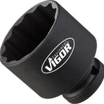 Vigor Impact Wrench Socket (12-Point) Short V4478 36mm
