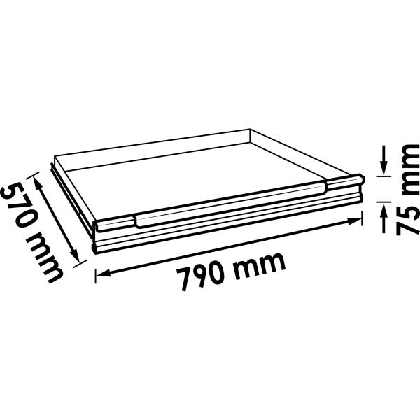 Vigor Drawer Flat for Series XD - V4481-XD-2