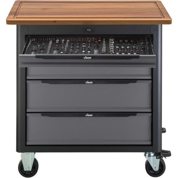 Vigor Mobile Work Bench Series XL With Specialty Tool Assortment V7030
