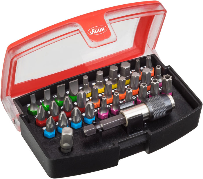 Vigor 1/4in Drive Bit Box V5019 For Sale Online – Mektronics