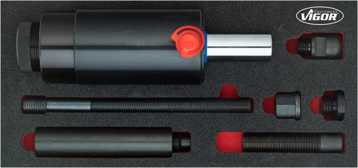 Vigor 10 Pce Tractive & Compressive Hydraulic Cylinder 22 Tonnes V5058