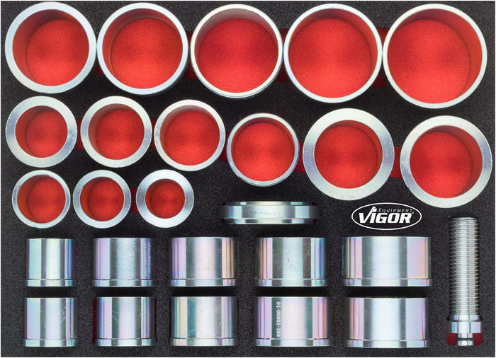 Vigor 26 Piece Pressure Sleeve Set V5066 Modular Insert Tray