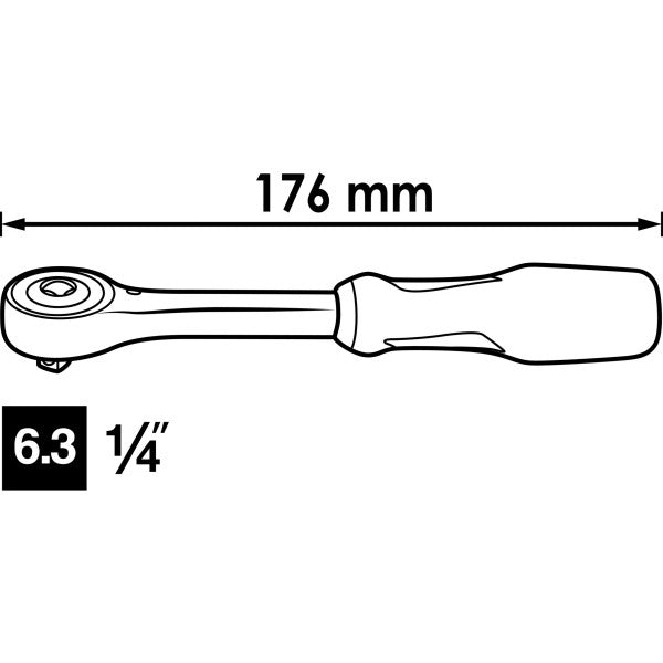 Vigor 360° Rotary Handle 1/4